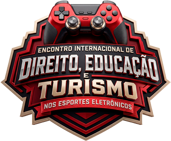 Logo do Encontro Internacional de Direito, Educação e Turismo nos Esportes Eletrônicos